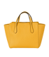 Swing Tote, £350, Handbags, Yellow, Leather, Back view